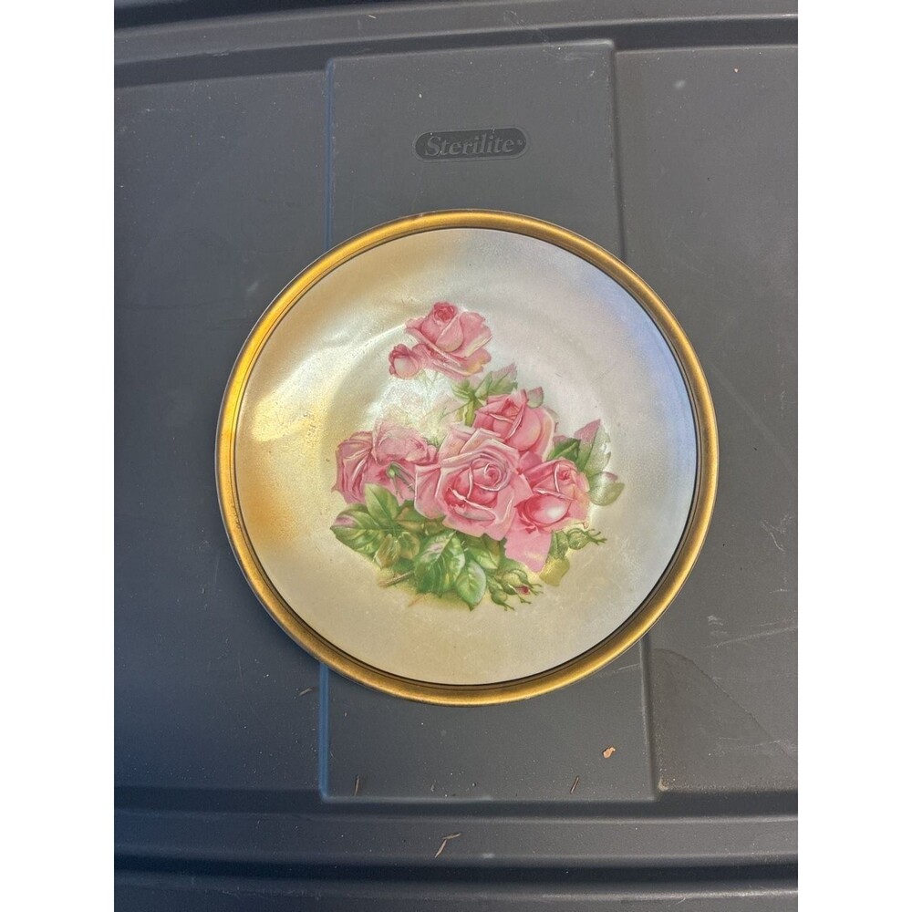 Vintage C.T.‎ Altwasser Silesia Porcelain Floral Rose Plate